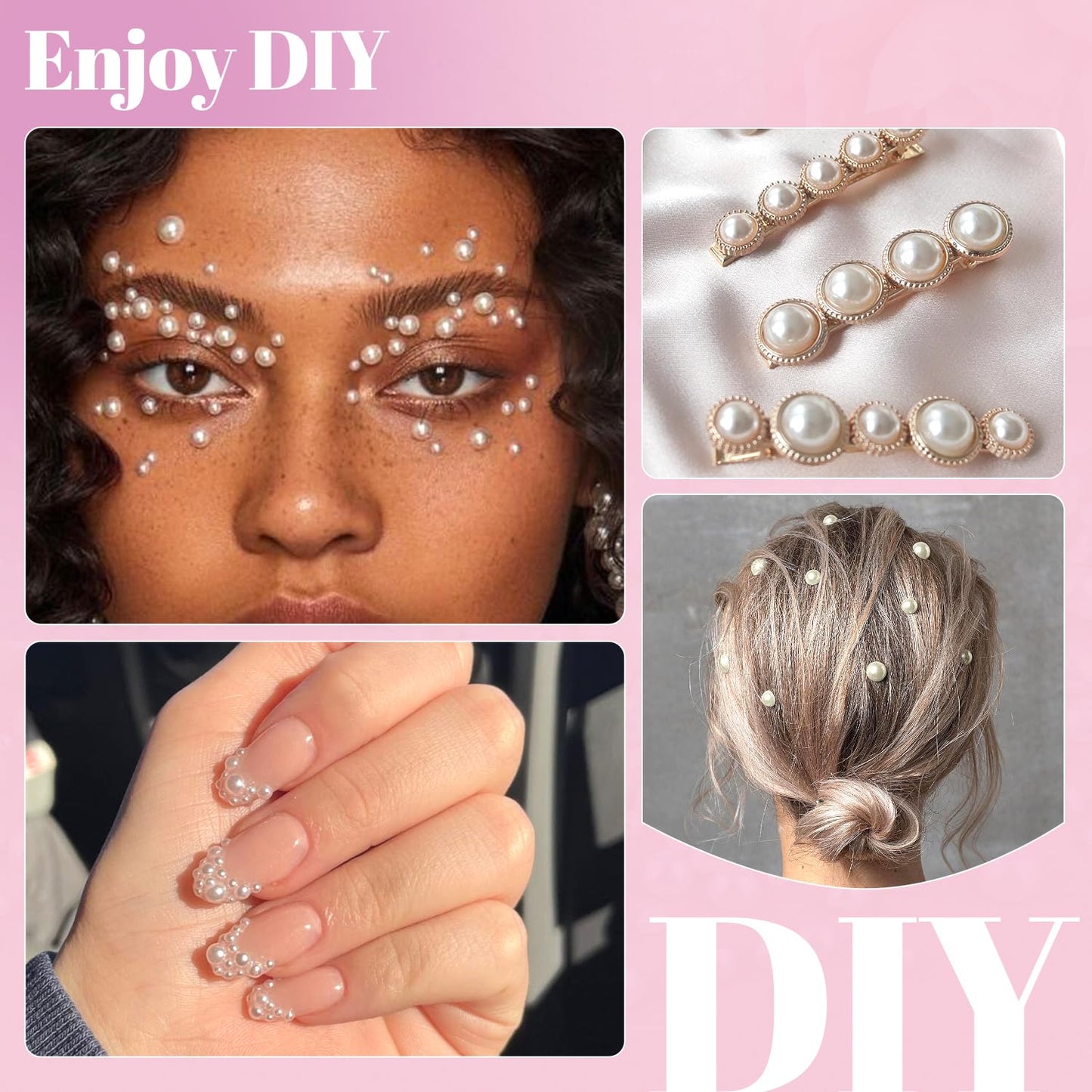 18000Pcs Resin Jelly Rhinestones for Crafting, Multicolor 3mm Flatback Rainbow Gems, Bedazzling Crystal with 3Pcs 10ml B7000 Jewelry Glue for DIY Crafts Clothing Shoes Nail Art
