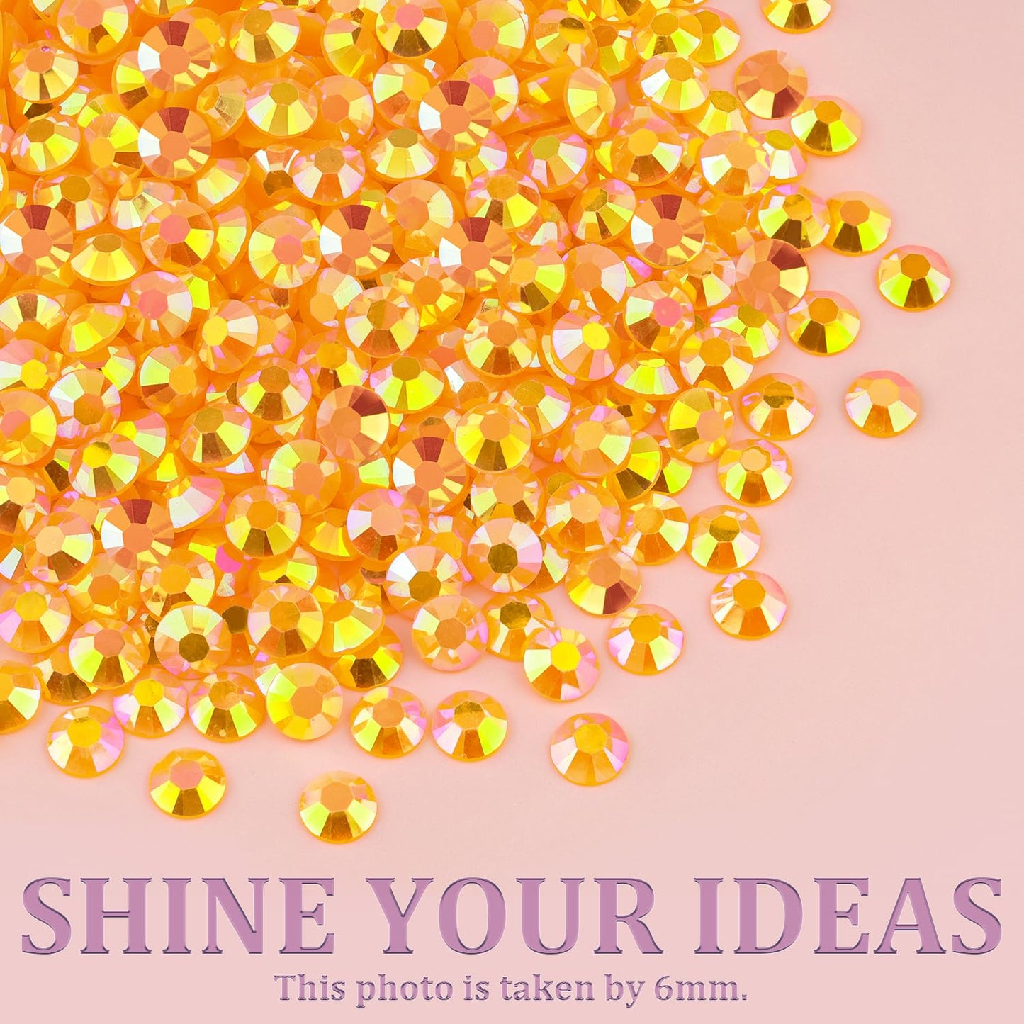 18000Pcs Resin Jelly Rhinestones for Crafting, Multicolor 3mm Flatback Rainbow Gems, Bedazzling Crystal with 3Pcs 10ml B7000 Jewelry Glue for DIY Crafts Clothing Shoes Nail Art