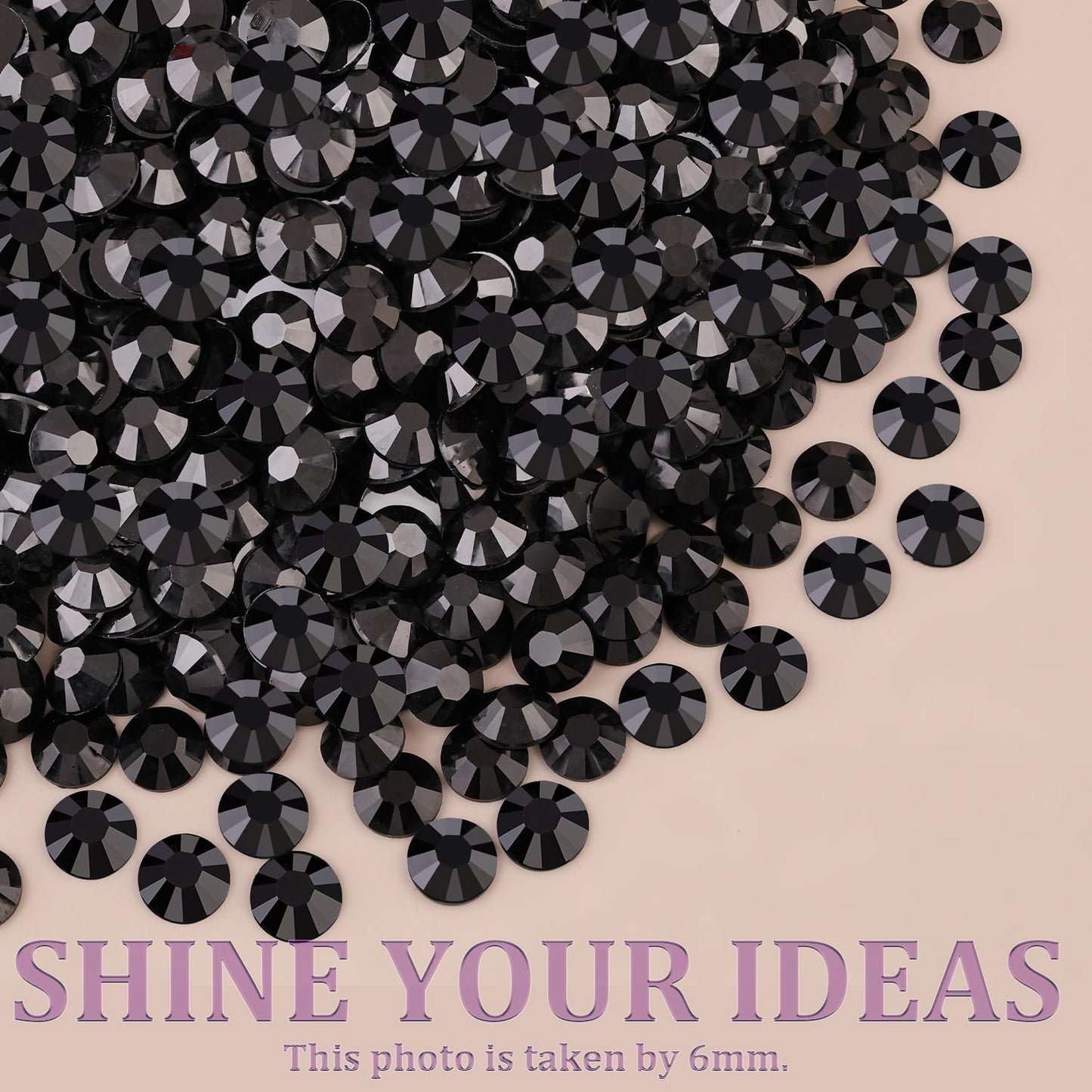 18000Pcs Resin Jelly Rhinestones for Crafting, Multicolor 3mm Flatback Rainbow Gems, Bedazzling Crystal with 3Pcs 10ml B7000 Jewelry Glue for DIY Crafts Clothing Shoes Nail Art
