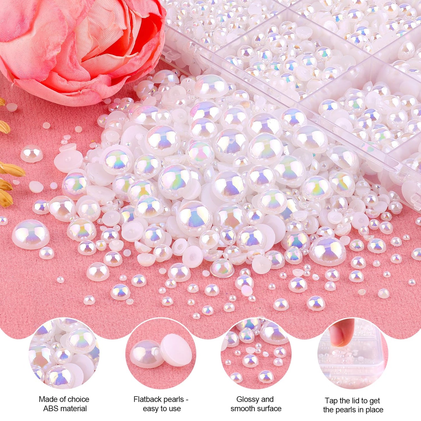 18000Pcs Resin Jelly Rhinestones for Crafting, Multicolor 3mm Flatback Rainbow Gems, Bedazzling Crystal with 3Pcs 10ml B7000 Jewelry Glue for DIY Crafts Clothing Shoes Nail Art