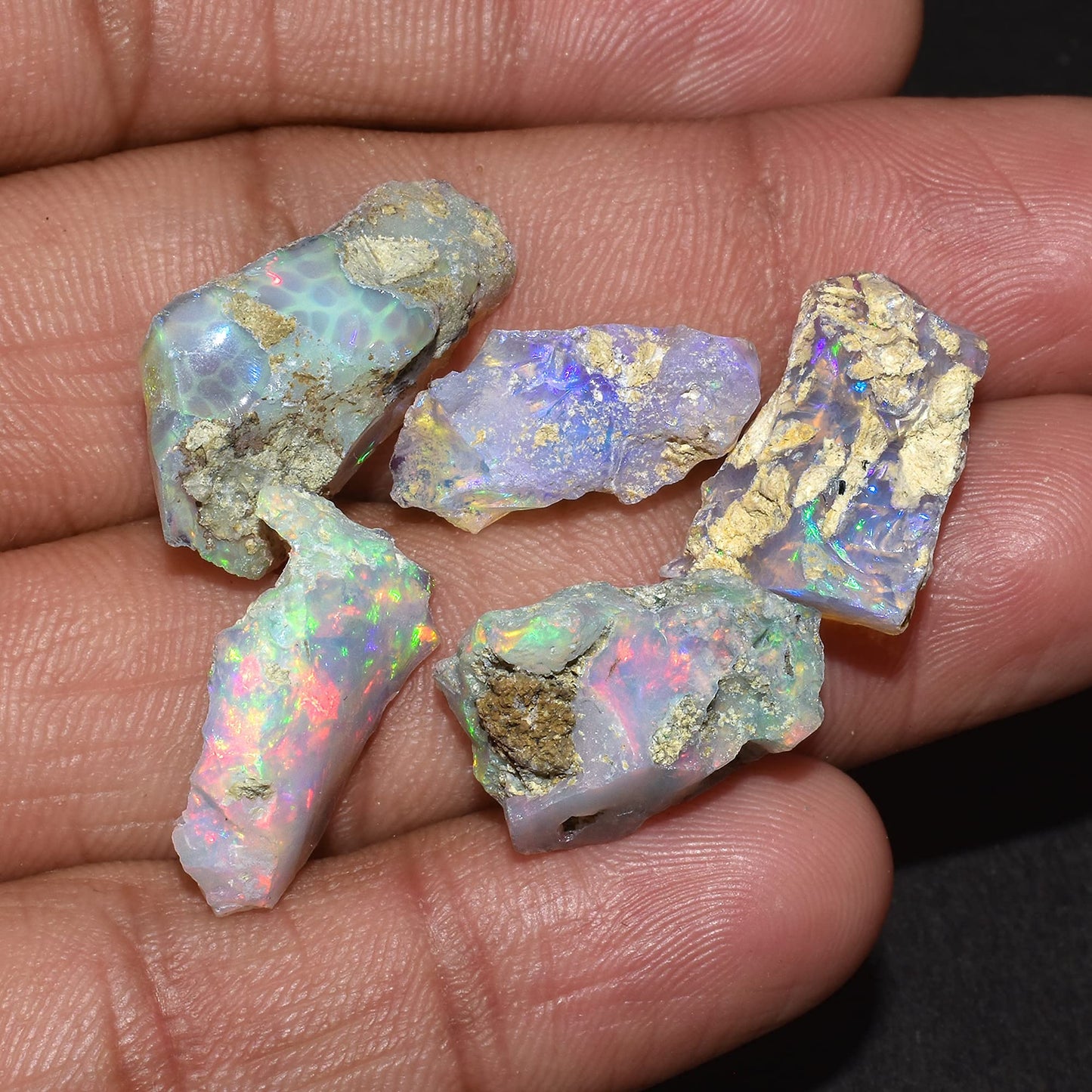 100+ carats AA+ Natural Raw Ethiopian Fire Opal Rough Gemstone, Chakra Healing Crystal, Rough Crystals and Gemstone, October Birthstone, Jewelry Making, Birthday Gift, DIY Gifts Art Crafts