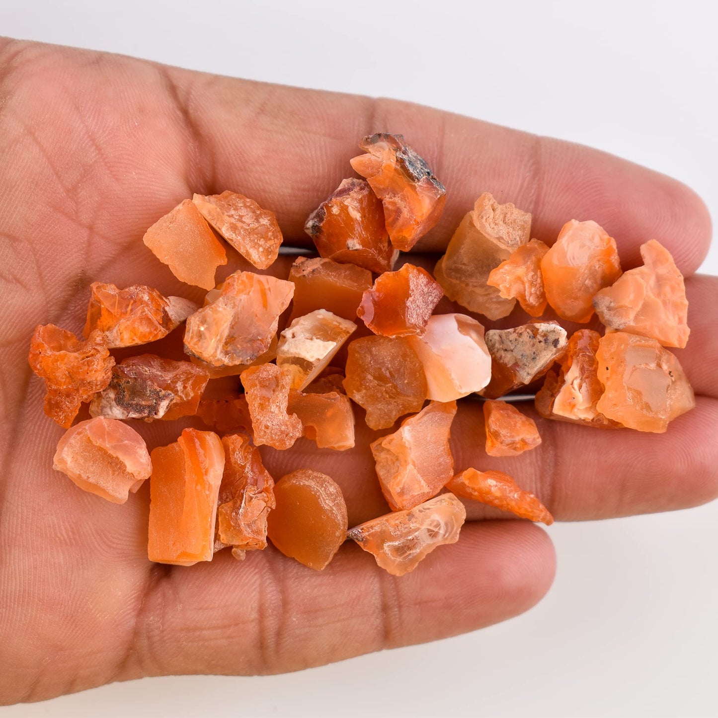 100+ carats AA+ Natural Raw Ethiopian Fire Opal Rough Gemstone, Chakra Healing Crystal, Rough Crystals and Gemstone, October Birthstone, Jewelry Making, Birthday Gift, DIY Gifts Art Crafts