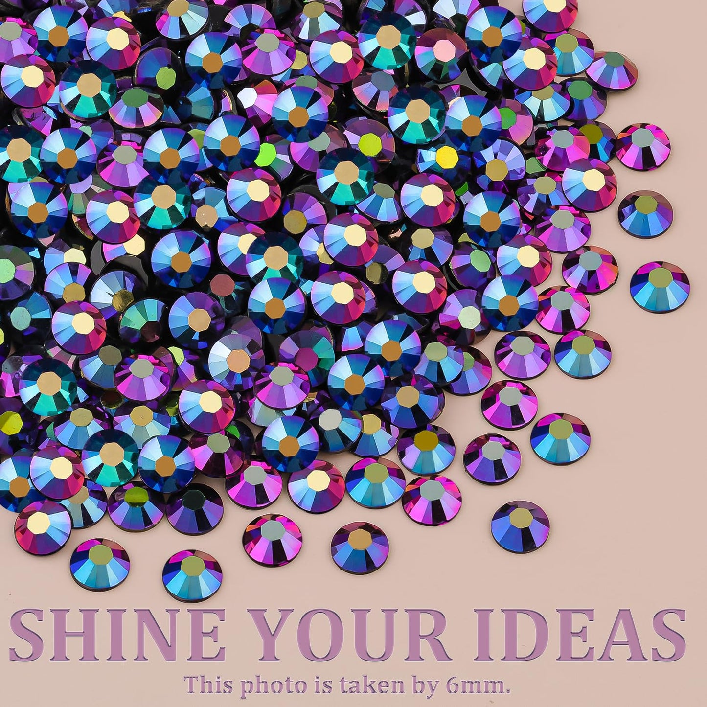 18000Pcs Resin Jelly Rhinestones for Crafting, Multicolor 3mm Flatback Rainbow Gems, Bedazzling Crystal with 3Pcs 10ml B7000 Jewelry Glue for DIY Crafts Clothing Shoes Nail Art