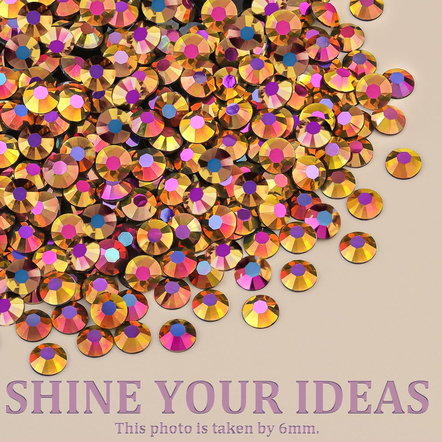 18000Pcs Resin Jelly Rhinestones for Crafting, Multicolor 3mm Flatback Rainbow Gems, Bedazzling Crystal with 3Pcs 10ml B7000 Jewelry Glue for DIY Crafts Clothing Shoes Nail Art