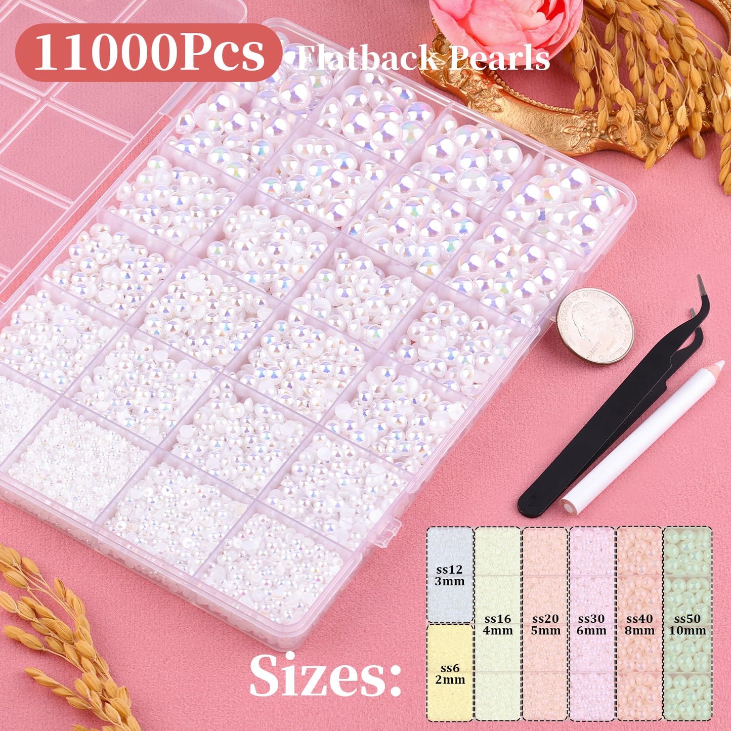 18000Pcs Resin Jelly Rhinestones for Crafting, Multicolor 3mm Flatback Rainbow Gems, Bedazzling Crystal with 3Pcs 10ml B7000 Jewelry Glue for DIY Crafts Clothing Shoes Nail Art