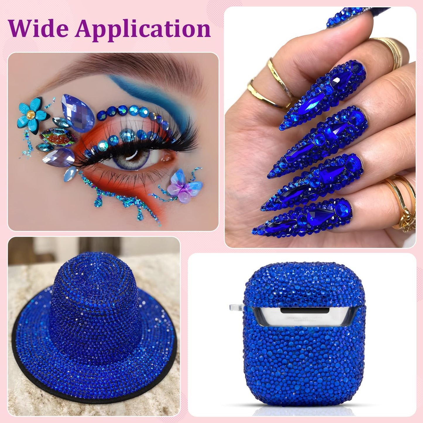 18000Pcs Resin Jelly Rhinestones for Crafting, Multicolor 3mm Flatback Rainbow Gems, Bedazzling Crystal with 3Pcs 10ml B7000 Jewelry Glue for DIY Crafts Clothing Shoes Nail Art