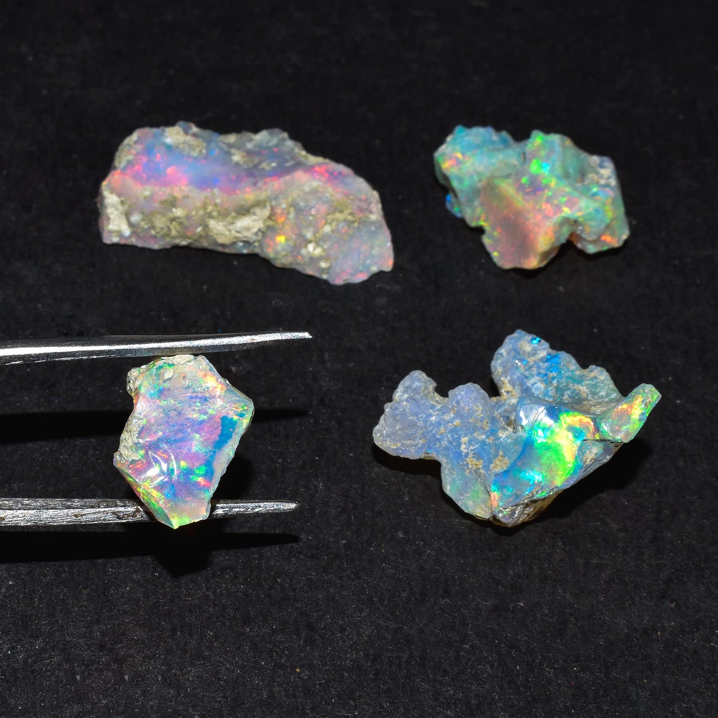 100+ carats AA+ Natural Raw Ethiopian Fire Opal Rough Gemstone, Chakra Healing Crystal, Rough Crystals and Gemstone, October Birthstone, Jewelry Making, Birthday Gift, DIY Gifts Art Crafts