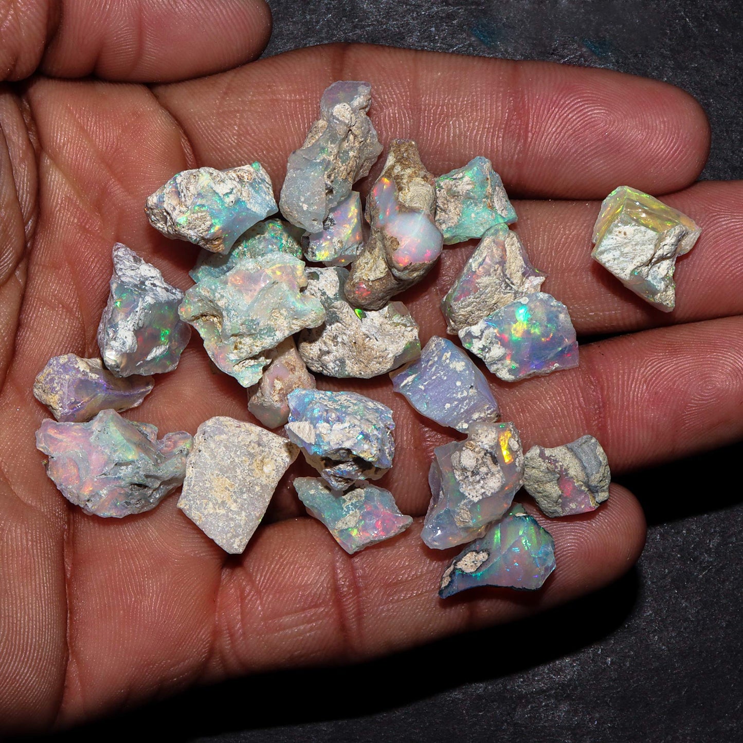 100+ carats AA+ Natural Raw Ethiopian Fire Opal Rough Gemstone, Chakra Healing Crystal, Rough Crystals and Gemstone, October Birthstone, Jewelry Making, Birthday Gift, DIY Gifts Art Crafts