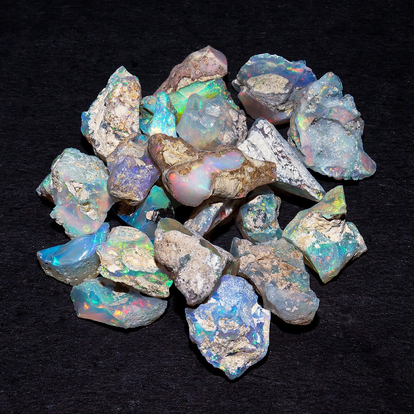 100+ carats AA+ Natural Raw Ethiopian Fire Opal Rough Gemstone, Chakra Healing Crystal, Rough Crystals and Gemstone, October Birthstone, Jewelry Making, Birthday Gift, DIY Gifts Art Crafts